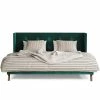 VIG FOREST VELVET PLATFORM WING BED