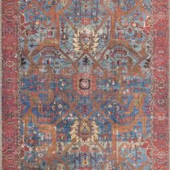 Best Sale π₯ LOLOI FRANCO VINTAGE PRINT RUG: BLUE, RED π 13 LOLOI FRANCO VINTAGE PRINT RUG: BLUE, RED