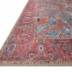 Best Sale π₯ LOLOI FRANCO VINTAGE PRINT RUG: BLUE, RED π 12 LOLOI FRANCO VINTAGE PRINT RUG: BLUE, RED