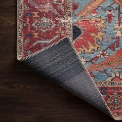 Best Sale π₯ LOLOI FRANCO VINTAGE PRINT RUG: BLUE, RED π 10 LOLOI FRANCO VINTAGE PRINT RUG: BLUE, RED