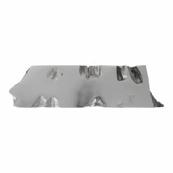 PHILLIPS COLLECTION FREEFORM SLICE CONSOLE: SILVER