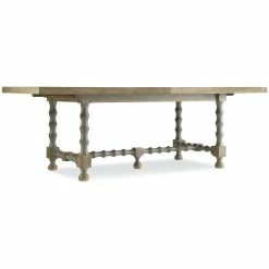 HOOKER FRENCH FARMHOUSE TRESTLE DINING TABLE