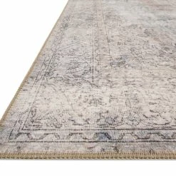 Brand new โค๏ธ LOLOI FREYA VINTAGE PRINT RUG: DISTRESSED SILVER ๐ 15 LOLOI FREYA VINTAGE PRINT RUG: DISTRESSED SILVER