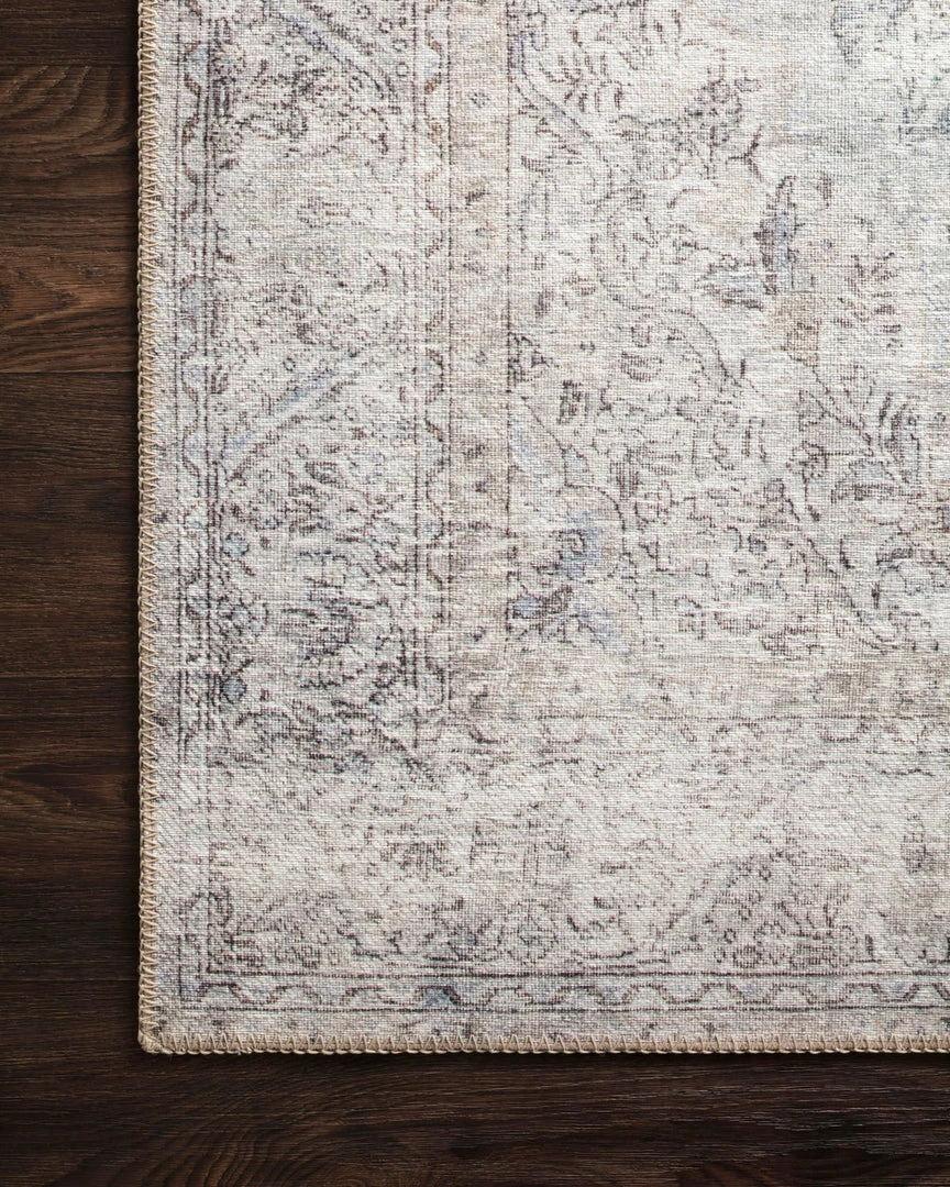 Brand new โค๏ธ LOLOI FREYA VINTAGE PRINT RUG: DISTRESSED SILVER ๐ 4 LOLOI FREYA VINTAGE PRINT RUG: DISTRESSED SILVER