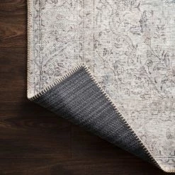 Brand new โค๏ธ LOLOI FREYA VINTAGE PRINT RUG: DISTRESSED SILVER ๐ 13 LOLOI FREYA VINTAGE PRINT RUG: DISTRESSED SILVER