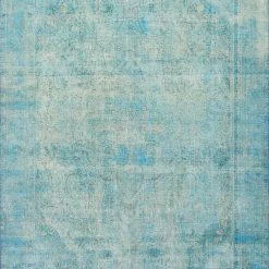 LOLOI FREYA VINTAGE RUG: DISTRESSED TURQUOISE