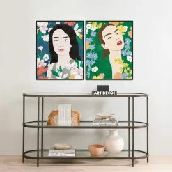 L ART "SECRET GARDEN II" CANVAS ART