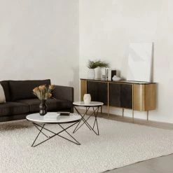 Budget 🛒 MOES Living Room GATSBY BLACK MARBLE TOP SIDEBOARD 👏 13 MOES Living Room GATSBY BLACK MARBLE TOP SIDEBOARD