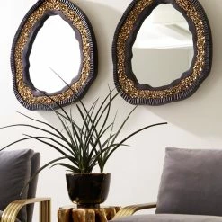 PHILLIPS COLLECTION Mirrors GEODE GOLD MIRROR