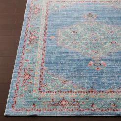 SURYA MADELYN RUG: BLUE, MULTI
