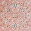 SURYA BRIELLA RUG: PEACH MULTI