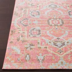 SURYA BRIELLA RUG: PEACH MULTI