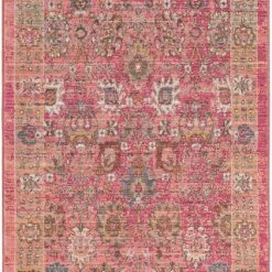 SURYA BONITA RUG: CORAL