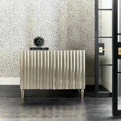 HOOKER Furniture GERMAN SILVER TWO-DOOR CHEST