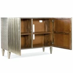 Budget 𧨠HOOKER Furniture GERMAN SILVER TWO-DOOR CHEST π₯ 9 HOOKER Furniture GERMAN SILVER TWO-DOOR CHEST