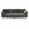 URBIA GIA GREY VELVET SOFA