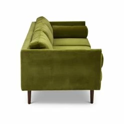 URBIA GIA OLIVE GREEN VELVET SOFA