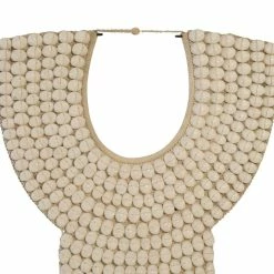 PHILLIPS COLLECTION Pillows + Decor GIANT SHELL NECKLACE SCULPTURE ON STAND