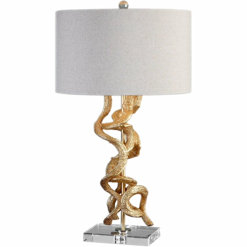 New 🤩 UTTERMOST GILDED VINES LAMP Lighting ❤️ 1 UTTERMOST GILDED VINES LAMP Lighting