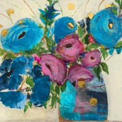 L ART "GIVING ME THE BLUES" CANVAS ART Wall Art