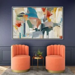 L ART "GLORIOUS SPLENDOR" CANVAS ART