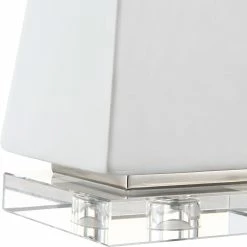 UTTERMOST Pillows + Decor GLOSS WHITE PYRAMID SCULPTURES | SET OF 2