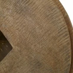 UTTERMOST GOA PRIMITIVE PULLEY WHEEL SCULPTURE