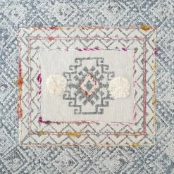 ZUO GOA VINTAGE PRINT ARM CHAIR: DENIM, MULTI Furniture