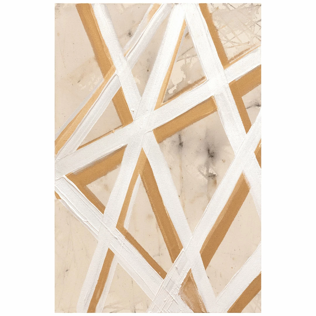 Buy ❤️ L ART "GOLD PATHS I" NATURAL CANVAS HAND PAINTING ✔️ 2 L ART "GOLD PATHS I" NATURAL CANVAS HAND PAINTING