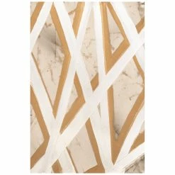 Buy ❤️ L ART "GOLD PATHS I" NATURAL CANVAS HAND PAINTING ✔️ 10 L ART