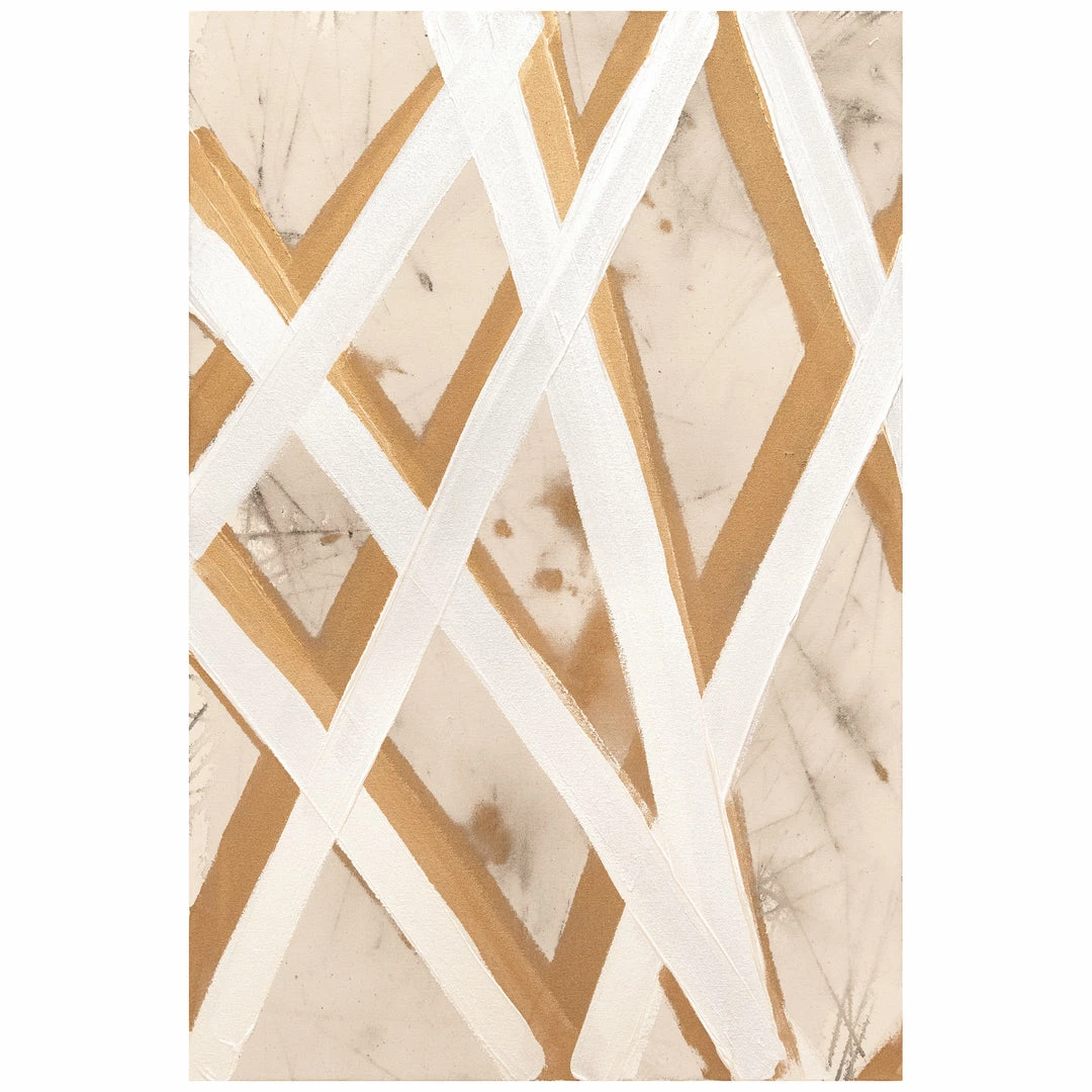 Buy ❤️ L ART "GOLD PATHS I" NATURAL CANVAS HAND PAINTING ✔️ 6 L ART "GOLD PATHS I" NATURAL CANVAS HAND PAINTING