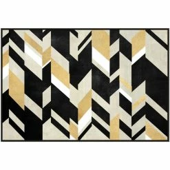 L ART Wall Art "GOLD STRUCTURE" CANVAS ART