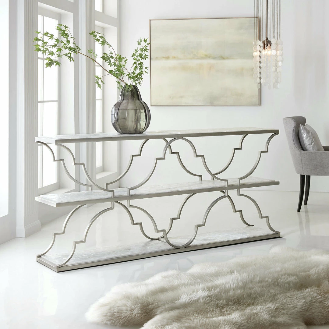 Promo ๐ HOOKER GOLDEN GATE GYPSUM STONE CONSOLE TABLE Furniture ๐ฅฐ 2 HOOKER GOLDEN GATE GYPSUM STONE CONSOLE TABLE Furniture