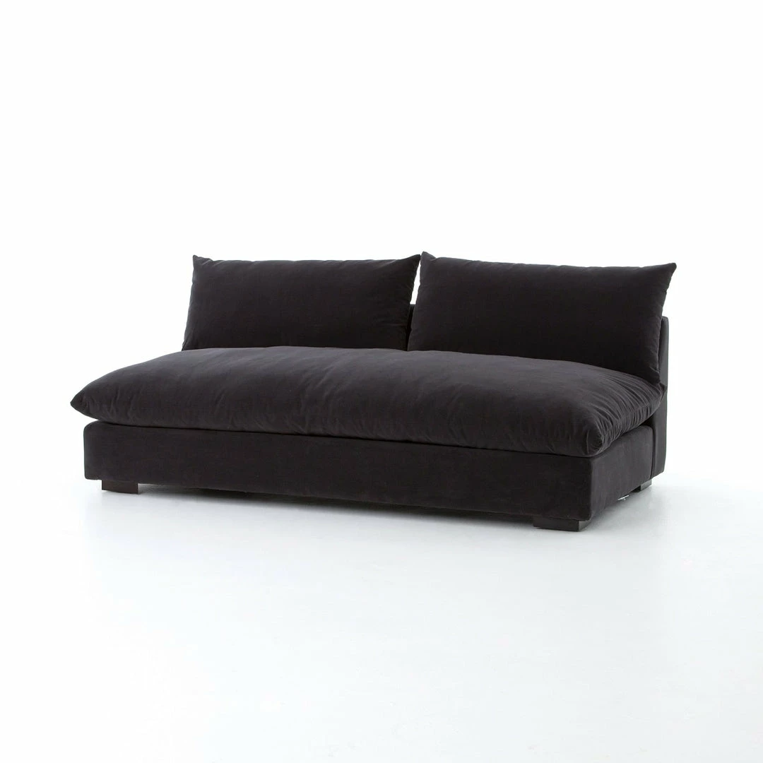 New π FOUR HANDS Furniture GRANT CHARCOAL VELVET MODULAR SECTIONAL π€© 7 FOUR HANDS Furniture GRANT CHARCOAL VELVET MODULAR SECTIONAL