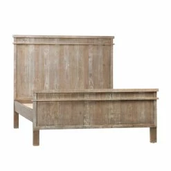 DOVETAIL GRETA LIGHT WASHED PINE PANEL BED