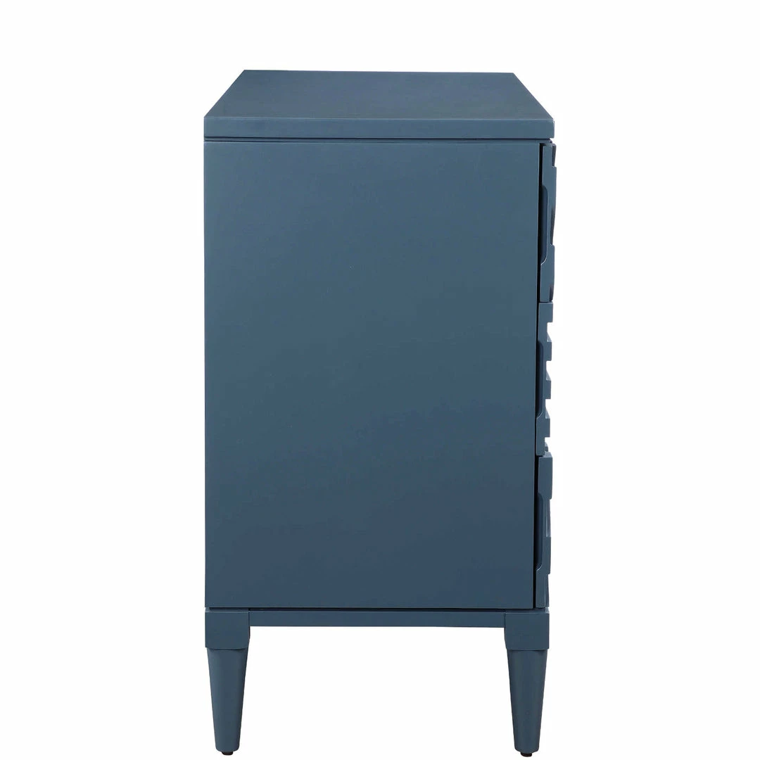 Cheap ๐คฉ UTTERMOST Furniture GROOVY GEOMETRIC STRIPES CHEST: AEGEAN BLUE ๐ 3 UTTERMOST Furniture GROOVY GEOMETRIC STRIPES CHEST: AEGEAN BLUE