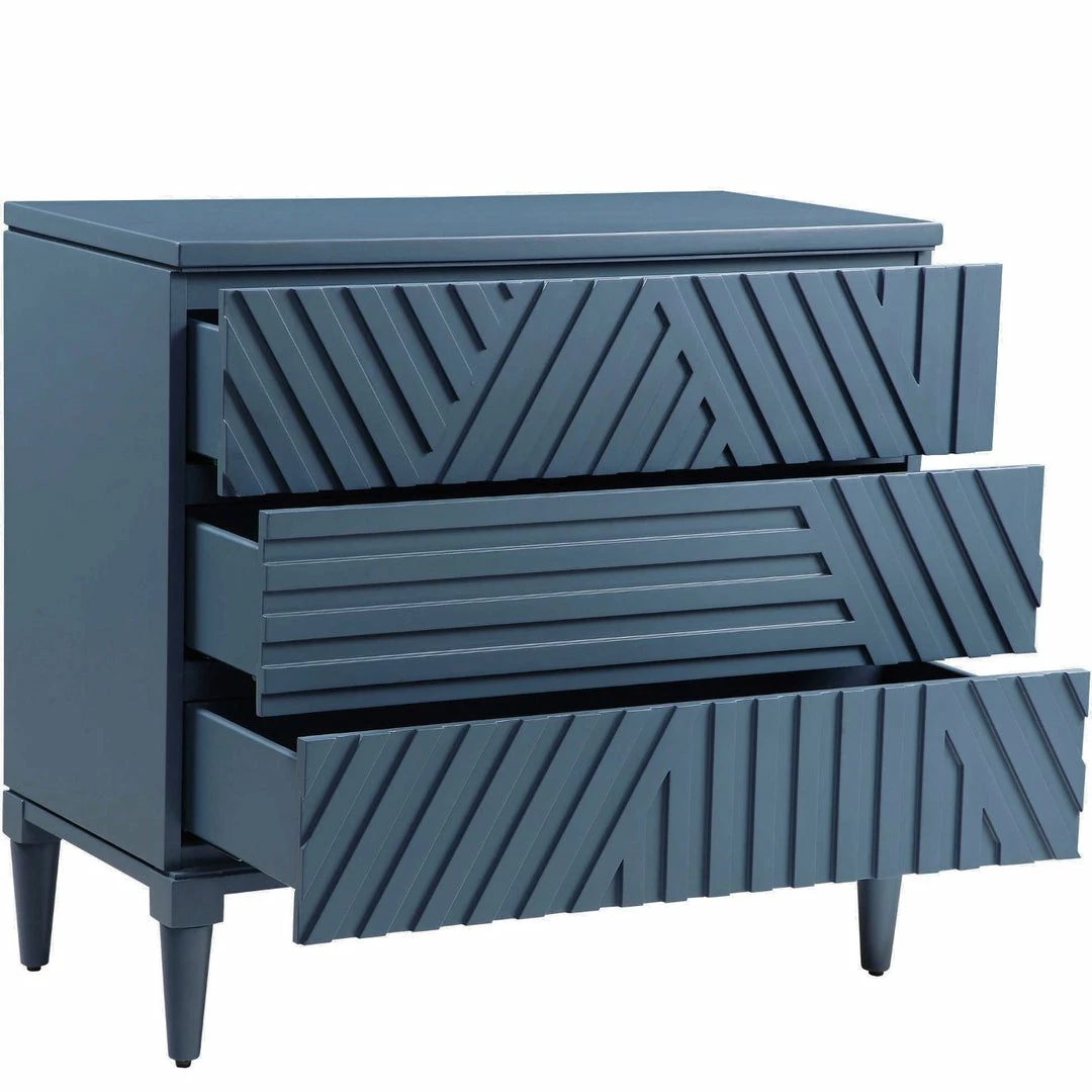 Cheap ๐คฉ UTTERMOST Furniture GROOVY GEOMETRIC STRIPES CHEST: AEGEAN BLUE ๐ 4 UTTERMOST Furniture GROOVY GEOMETRIC STRIPES CHEST: AEGEAN BLUE