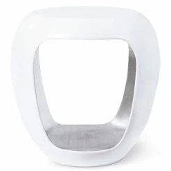 PHILLIPS COLLECTION GROTTO SIDE TABLE: SILVER LEAF Furniture