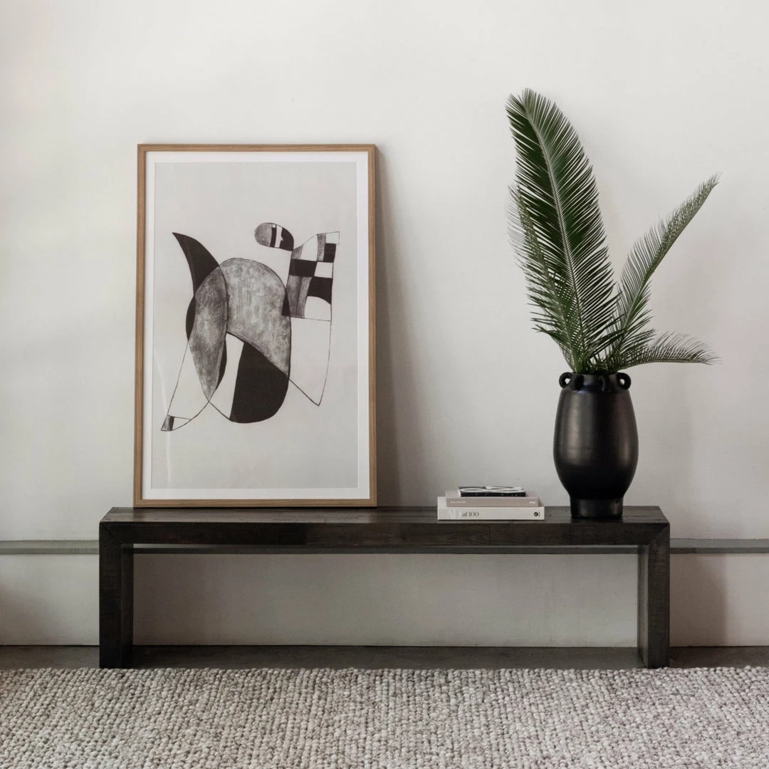 Wholesale π MOES "HAPPINESS" GLASS FRAMED ABSTRACT PRINT π 7 MOES "HAPPINESS" GLASS FRAMED ABSTRACT PRINT