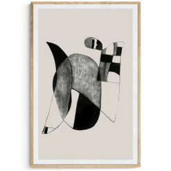 Wholesale π MOES "HAPPINESS" GLASS FRAMED ABSTRACT PRINT π 14 MOES