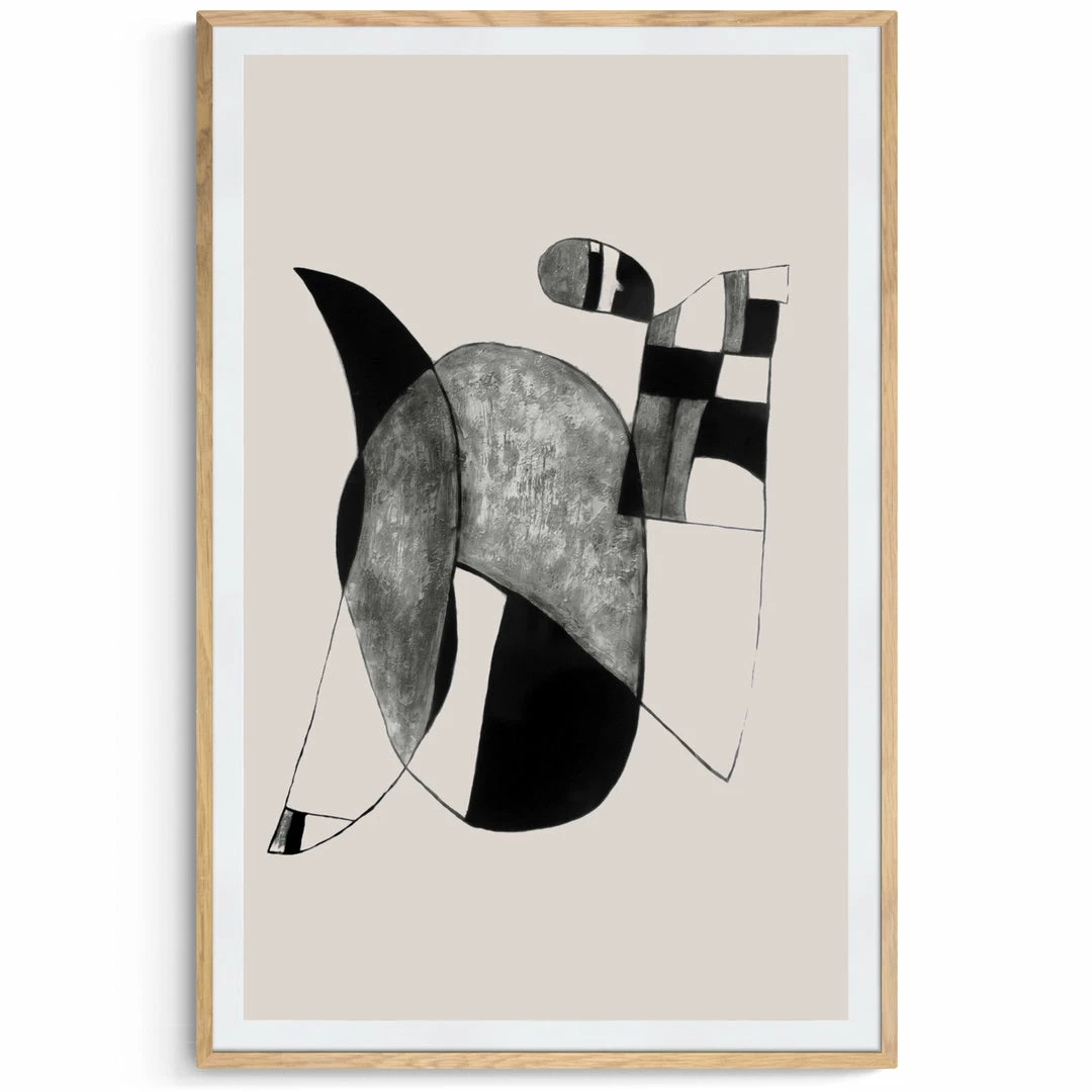 Wholesale π MOES "HAPPINESS" GLASS FRAMED ABSTRACT PRINT π 6 MOES "HAPPINESS" GLASS FRAMED ABSTRACT PRINT