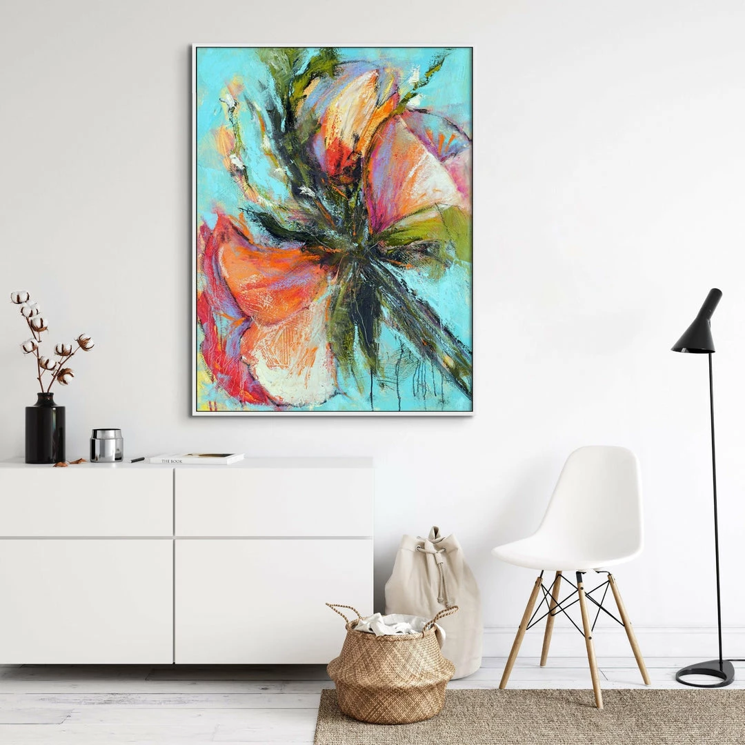 New ๐ L ART "HAPPY" CANVAS ART ๐ 2 L ART "HAPPY" CANVAS ART