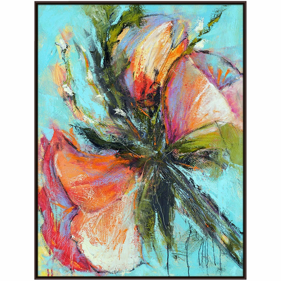 New ๐ L ART "HAPPY" CANVAS ART ๐ 1 L ART "HAPPY" CANVAS ART