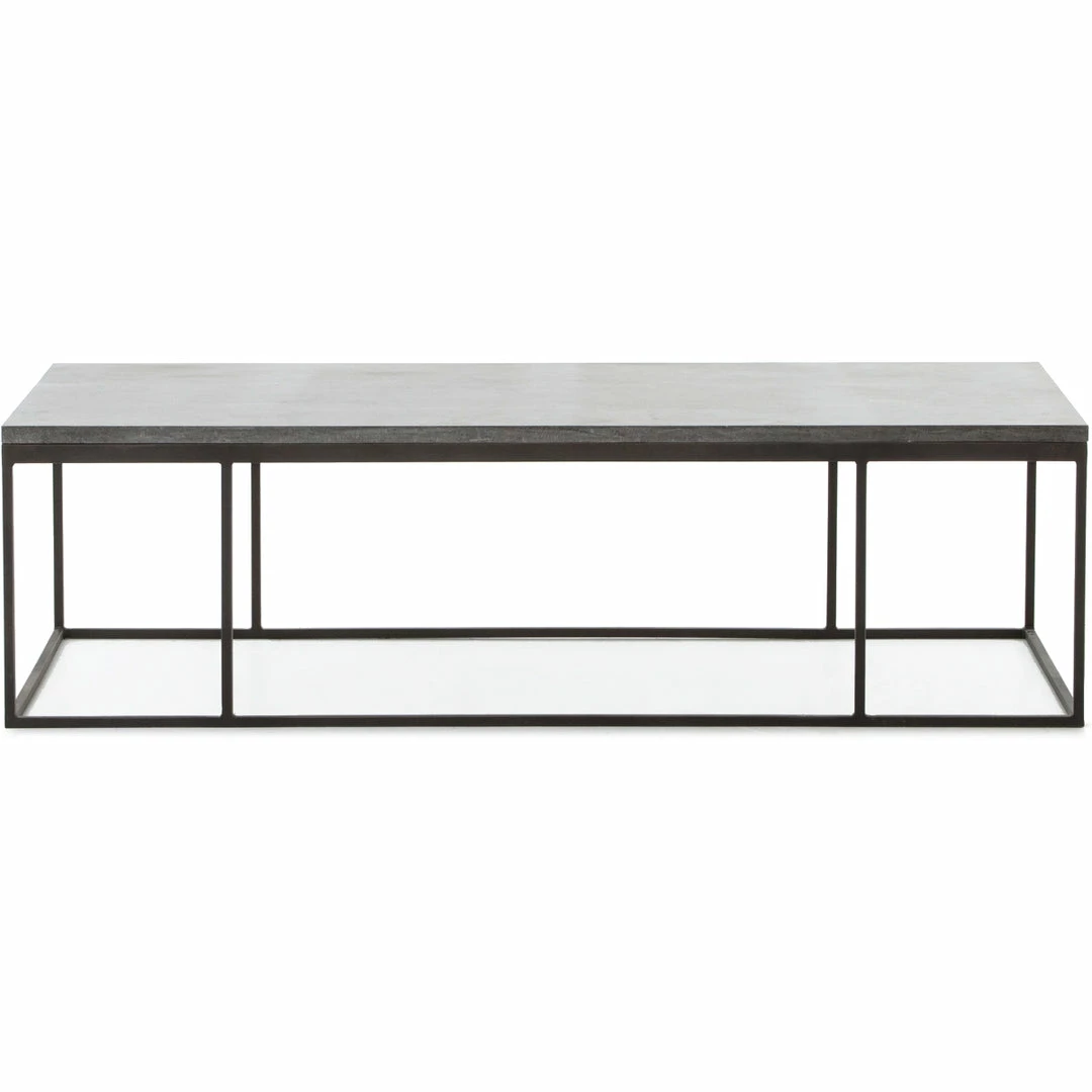 Brand new ๐ฅ FOUR HANDS HARLOW BLUESTONE TOP COFFEE TABLE ๐งจ 1 FOUR HANDS HARLOW BLUESTONE TOP COFFEE TABLE