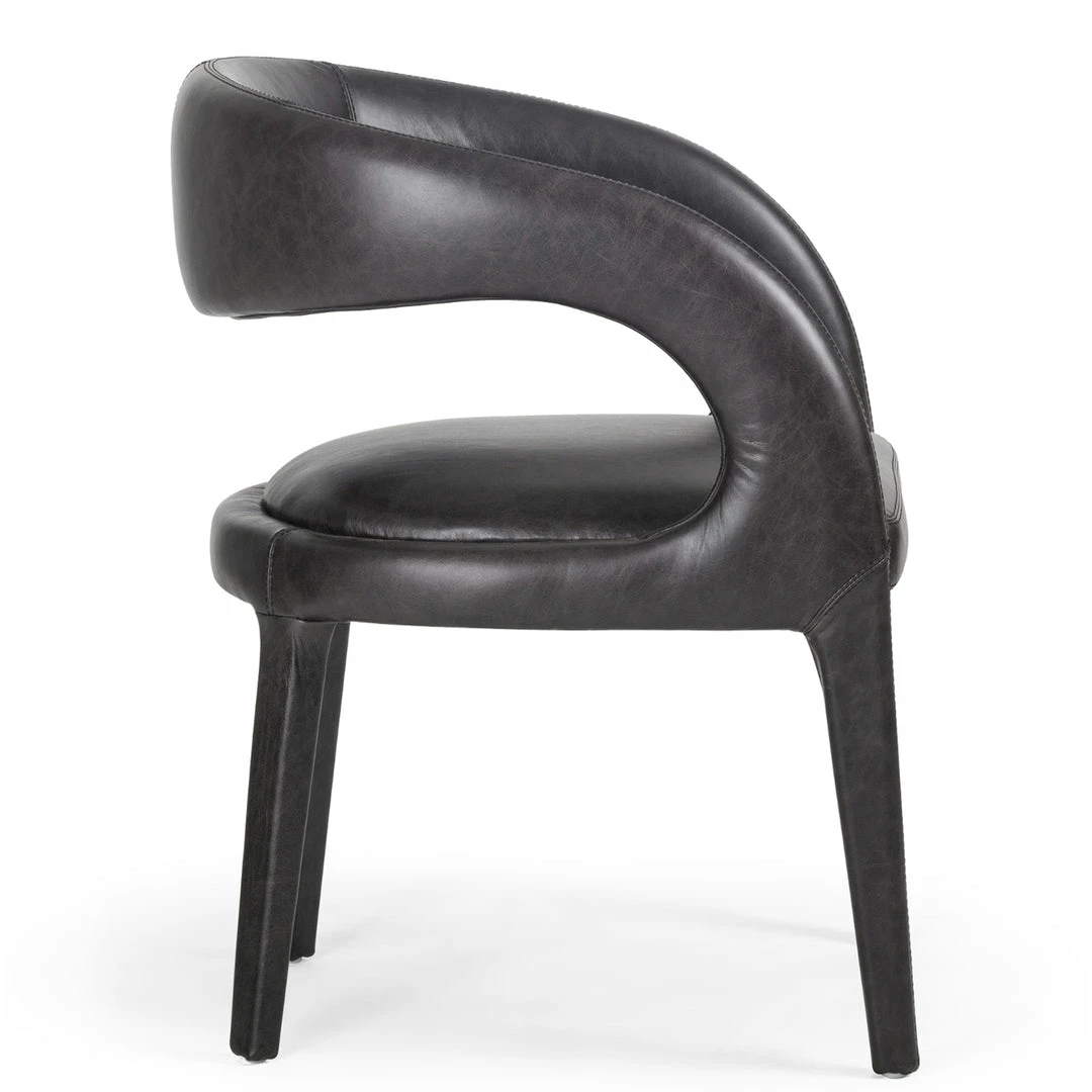 Coupon ๐ FOUR HANDS HAWKINS BLACK LEATHER DINING CHAIR ๐คฉ 2 FOUR HANDS HAWKINS BLACK LEATHER DINING CHAIR