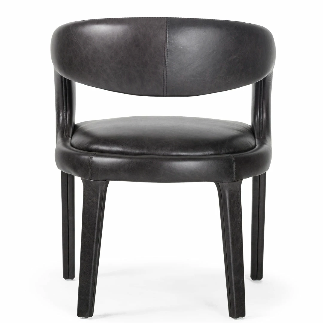 Coupon ๐ FOUR HANDS HAWKINS BLACK LEATHER DINING CHAIR ๐คฉ 4 FOUR HANDS HAWKINS BLACK LEATHER DINING CHAIR