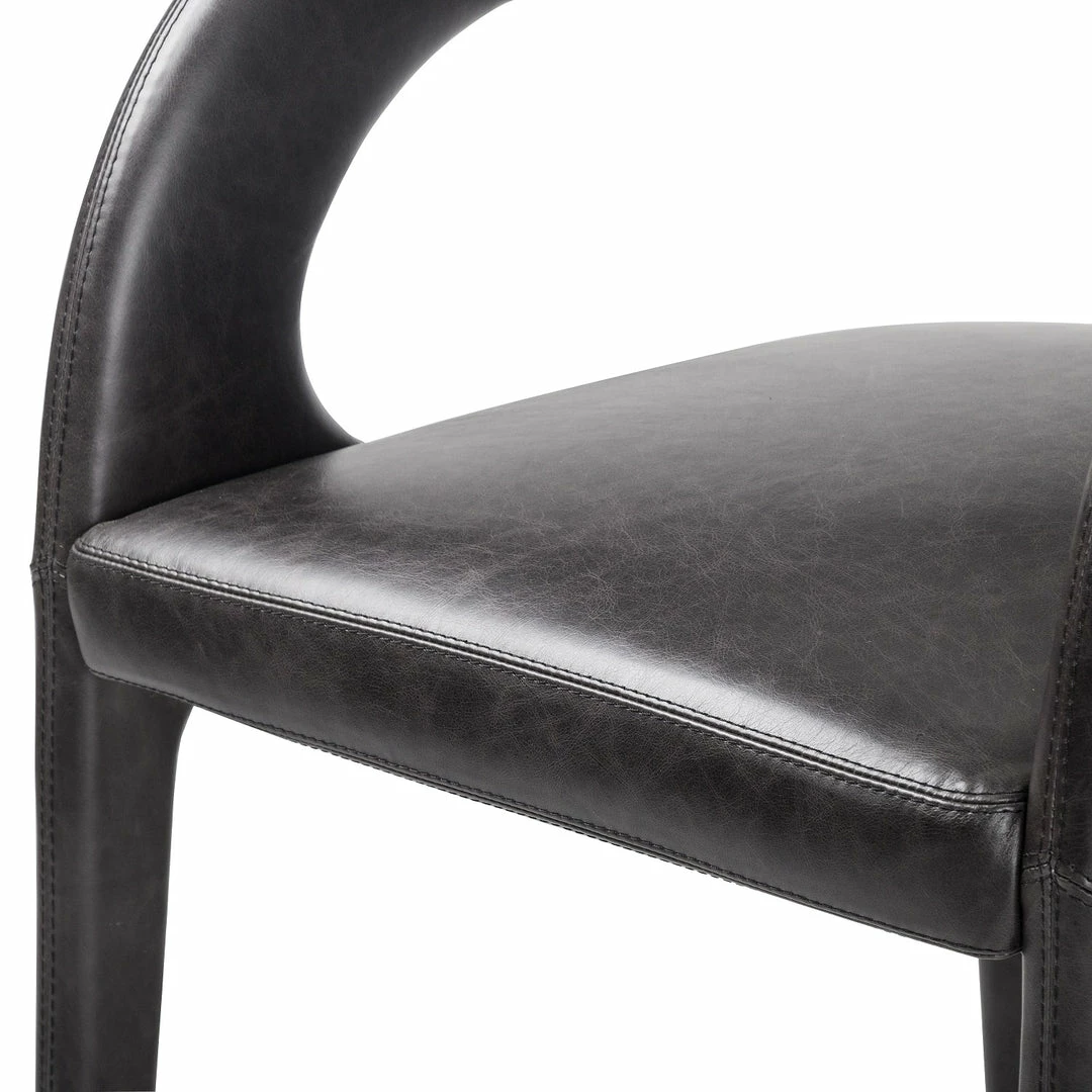 Coupon ๐ FOUR HANDS HAWKINS BLACK LEATHER DINING CHAIR ๐คฉ 7 FOUR HANDS HAWKINS BLACK LEATHER DINING CHAIR