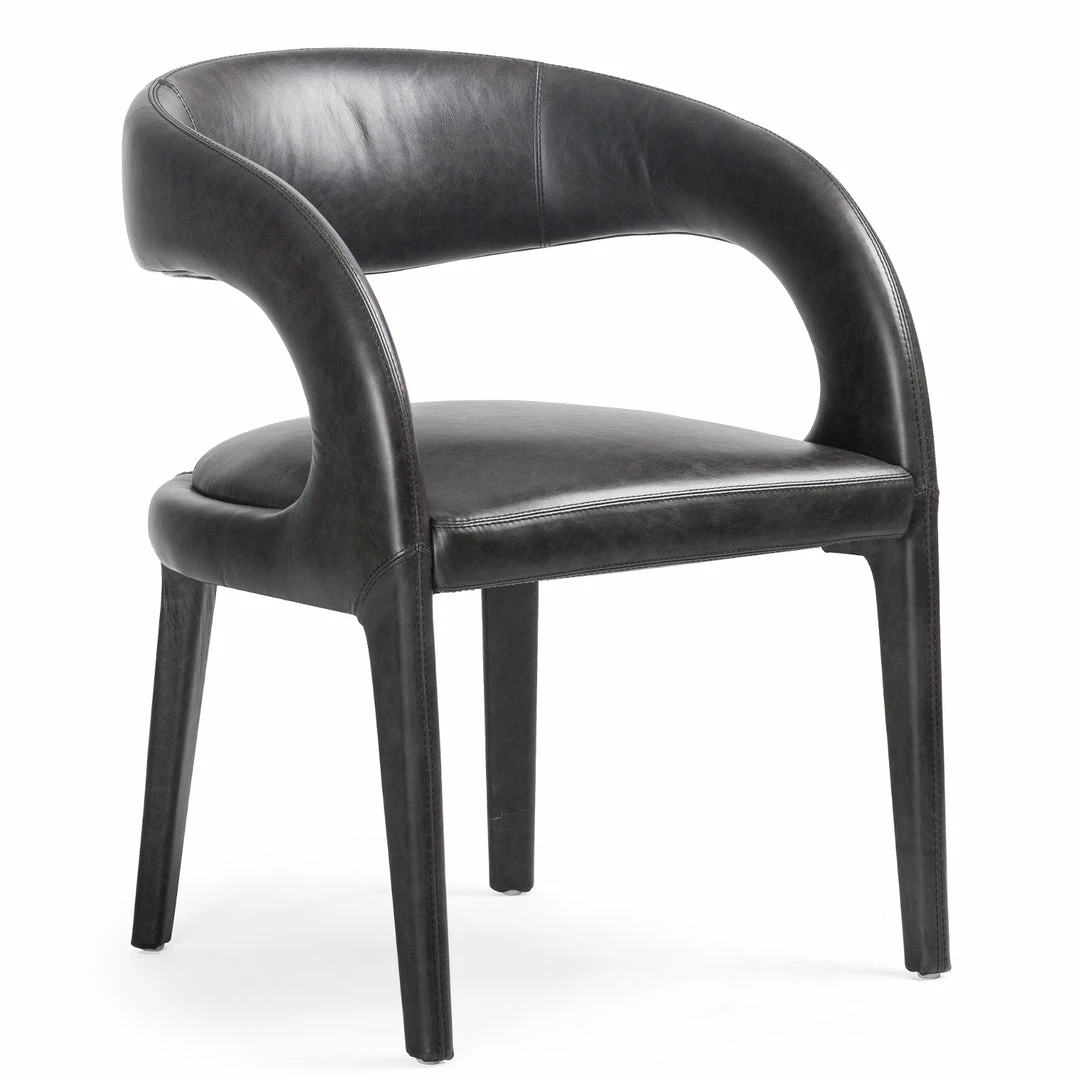 Coupon ๐ FOUR HANDS HAWKINS BLACK LEATHER DINING CHAIR ๐คฉ 1 FOUR HANDS HAWKINS BLACK LEATHER DINING CHAIR