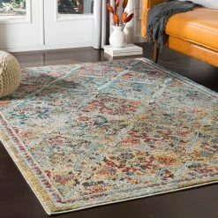 Promo ๐ SURYA KAFELE RUG: AQUA, LIME MULTI ๐ 12 SURYA KAFELE RUG: AQUA, LIME MULTI