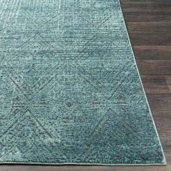 SURYA KAHLI RUG: AQUA